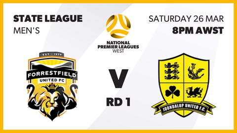 26 March - State League - Forrestfield United v Joondalup