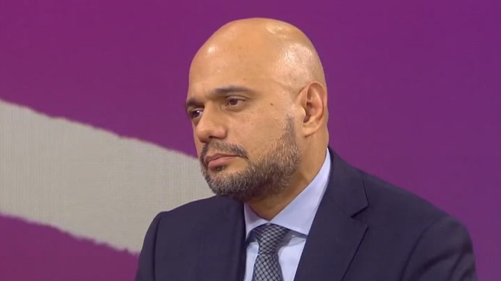 Sajid Javid says current model of NHS 'not sustainable' for future