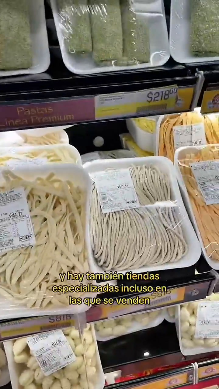 El testimonio de un tiktoker español asombrado por encontrar pastas en un supermercado