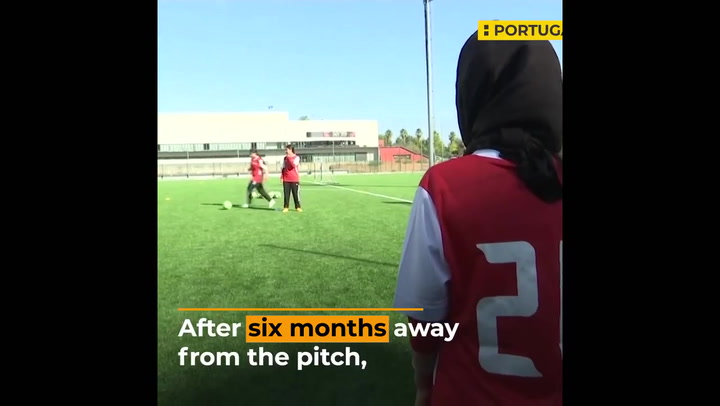 Afghan girls’ football team settles in Portugal