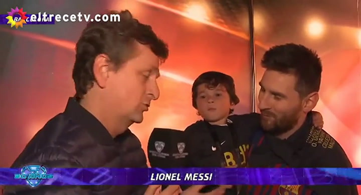El emotivo video que Korol le mostró a Thiago, el hijo de Messi - Fuente El Trece