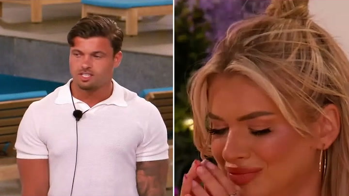 Moment Jake leaves Love Island as Liberty struggles to hold back tears
