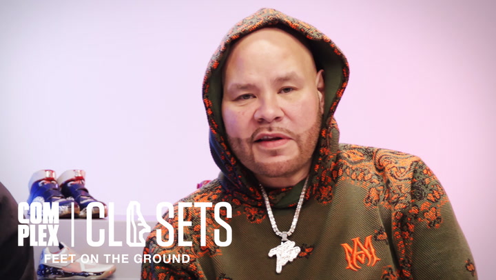 Fat Joe joins Joe La Puma in Cleveland for a special All-Star edition of Complex Closets and talks about hanging out with Kevin Durant courtside, getting Rasheed Wallace to give him sneakers off of his feet, plus fans get a peek at one of the best collections of game-worn, signed Air Jordans. 

Klarna and Complex have come together for a special episode of Complex Closets: Feet On The Ground. Klarna is the all-in-one shopping service and payment platform. Whether you’re shopping online, in-store, or through the Klarna app—we’ve created a definition-defying experience that shows up for modern shoppers’ everyday needs and puts them in control of their everyday spending. We call it smooth shopping.