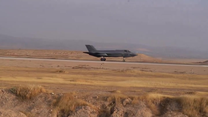 F-35I Adir fighter jets return to Israeli airbase after Iran missile attack