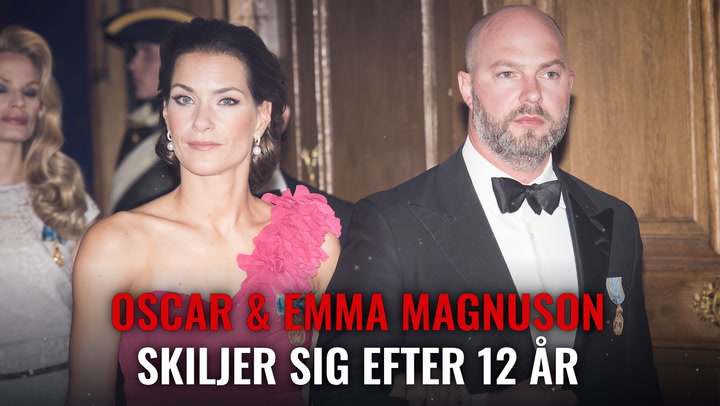 Oscar Magnuson och Emma Magnuson skiljer sig efter 12 år som gifta