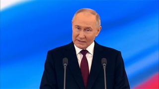 Putin sends message to West as he’s sworn in for new term as president