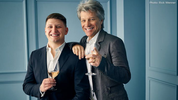 Wine Stars Jon Bon Jovi and Jesse Bongiovi
