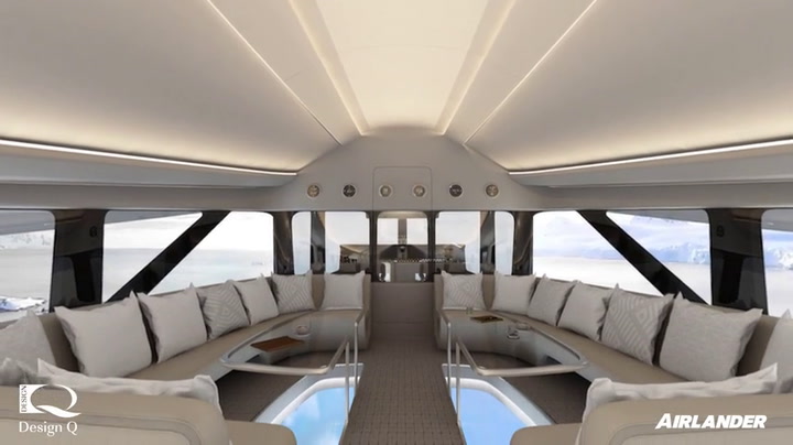 Cómo es el lujoso interior del Airlander 10