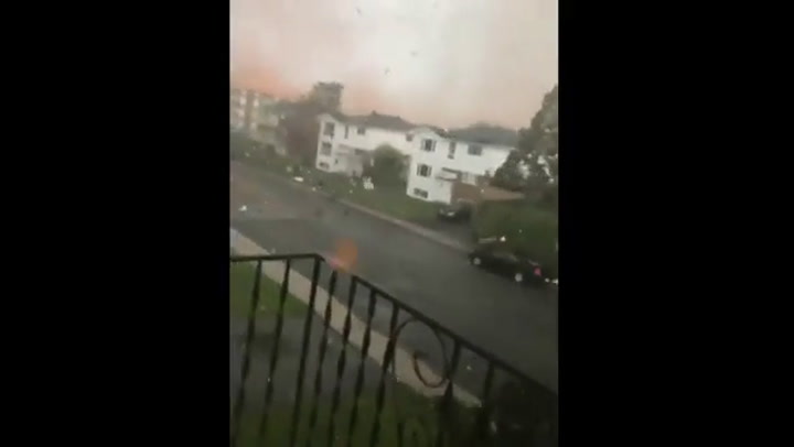 Un violento tornado azotó a la capital de Canadá - Fuente: Twitter