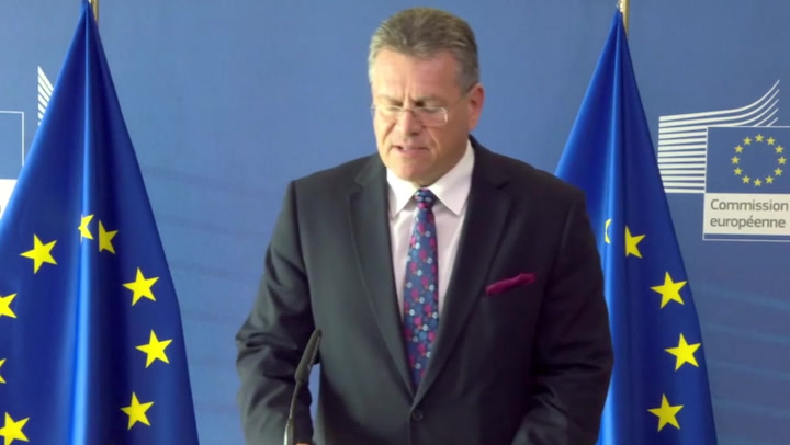 EU's Maros Sefcovic says renegotiating Northern Ireland Protocol bill is ‘unrealistic’