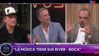 Fernando Iglesias le dijo a Charly Alberti que Soda Stereo no era "una banda original"