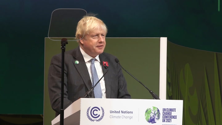 Cop26: Boris Johnson calls for end of ‘great chainsaw massacre’ of world’s forests