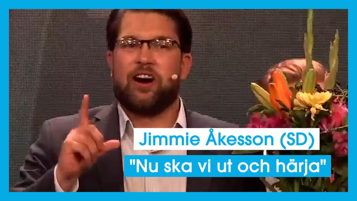 Jimmie Åkesson (SD) "Nu ska vi ut och härja"