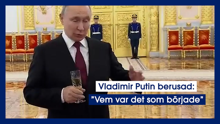 Vladimir Putin berusad: ”Vem var det som började”