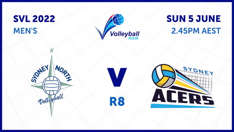 5 June - Sydney Volleyball League - R8 - Sydney North v Sydney Acers