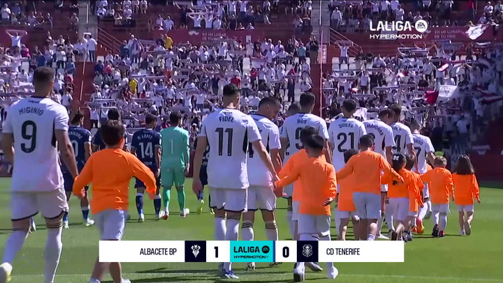 Albacete 1-0 Tenerife: resumen y goles | LaLiga Hypermotion (J35)