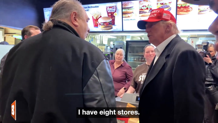 CLASS ACT: Donald Trump Visits with Americans at East Palestine McDonalds, Fact-Checkers Go BESERK
