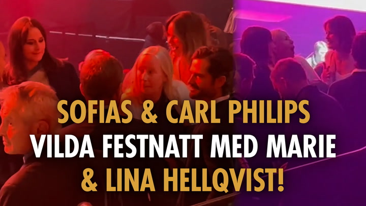 SE FILMEN! Sofia & Carl Philips vilda festnatt – med Marie & Lina Hellqvist