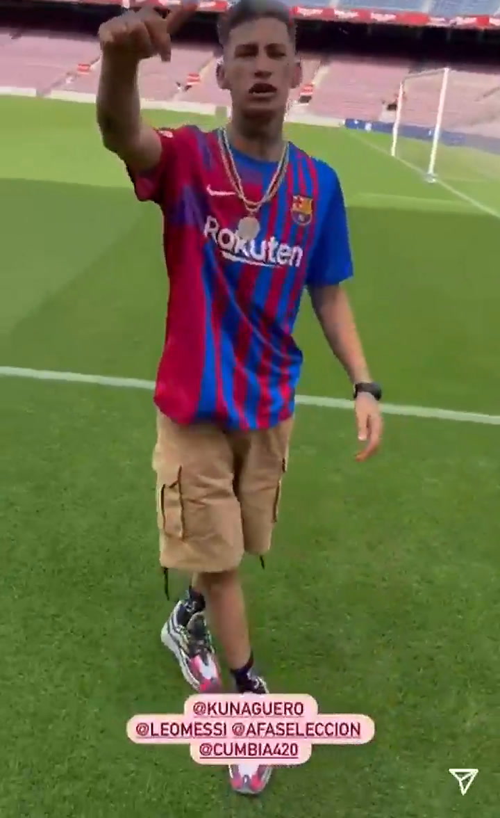 L-Gante con Messi