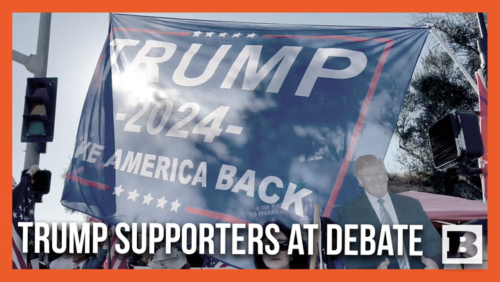 Trump Supporters, Protesters Line Streets Outside 2nd GOP Debate