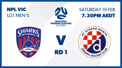 Round 1 Replay Port Melbourne Sharks SC vs St. Albans Saints SC - Victoria U21