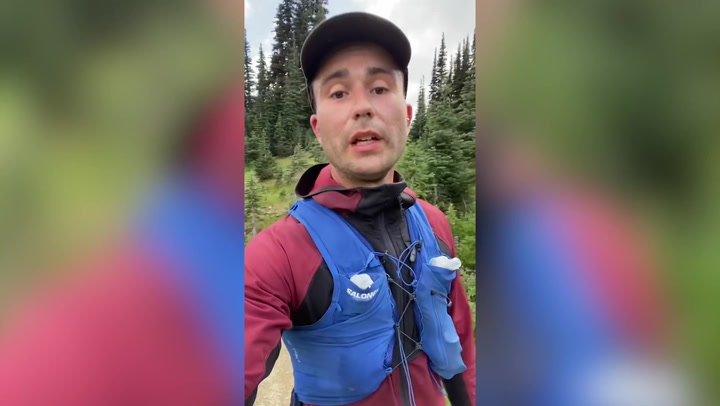 Canadian man completes entire mountain marathon before clocking on for work