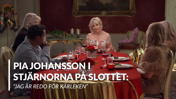 Pia Johansson i Stjärnorna på slottet: Jag är redo för kärleken