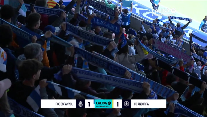 Espanyol 1-1 Andorra: resumen y goles | LaLiga Hypermotion (J36)