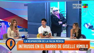 Video: La cámara de "Intrusos" encontró a Giselle Rímolo y ella llamó a la policía