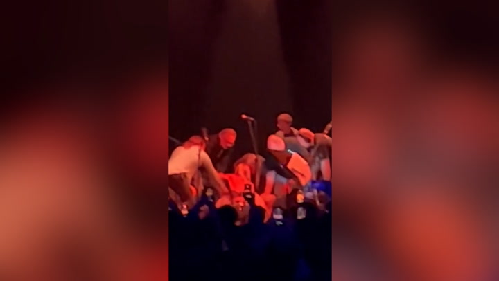Band members brawl onstage during concert in Australia