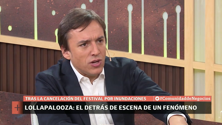Diego Finkelstein, productor del Lollapalooza, habla sobre la importancia de invertir en Argentina