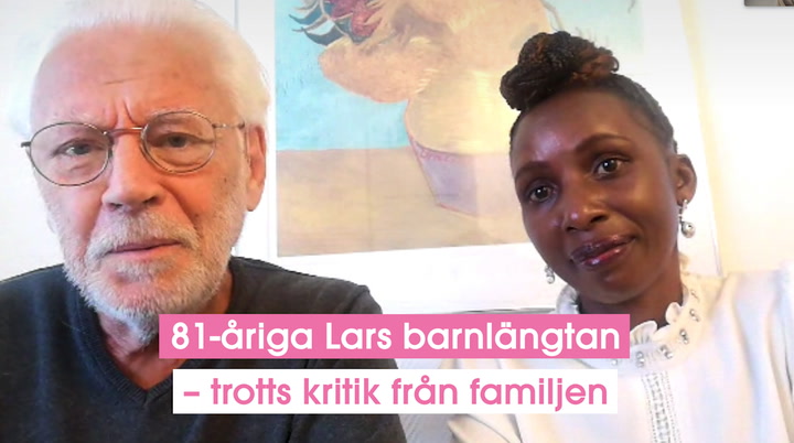 81-åriga Lars om längtan efter att bli pappa – trotts kritik från familjen