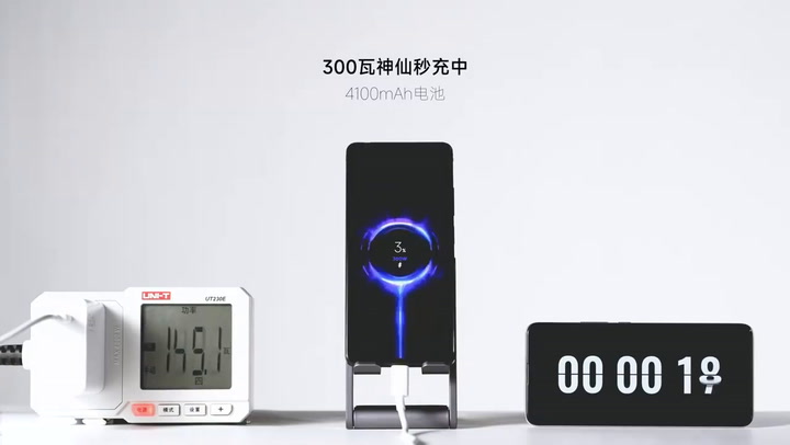 La demo de Xiaomi con su sistema de carga de 300 watts
