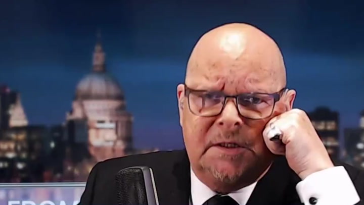 TalkTV host snaps back at anti-monarchist on air