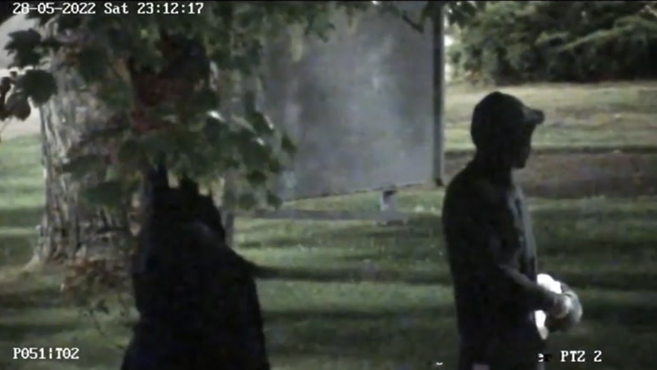 Police release CCTV after Thatcher statue vandalised for second time