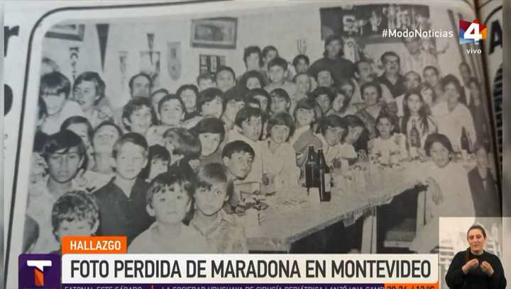 El primer viaje de Maradona al exterior