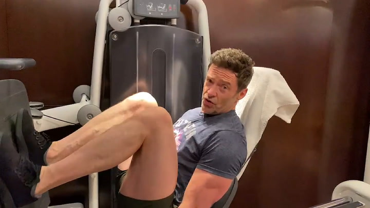 Hugh Jackman se somete a una extrema rutina de ejercicios