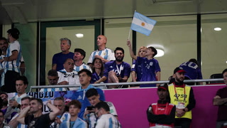 Mundial de Qatar 2022. Zulemita Menem y Rodolfo D’Onofrio están en el partido de Argentina - Australia