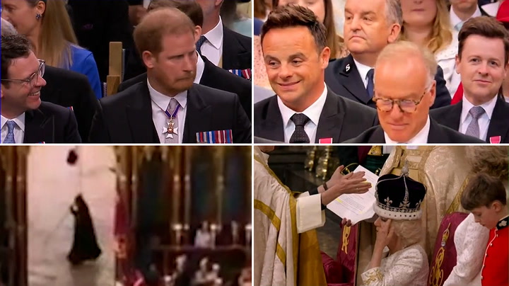 Six blink-and-you'll-miss-it moments at the coronation