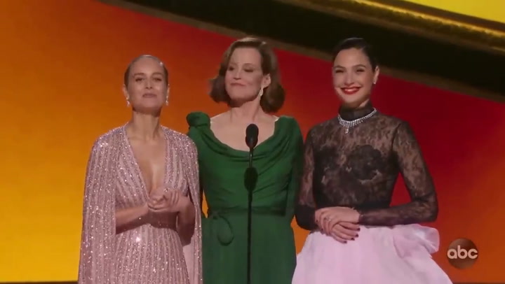 Brie Larson, Gal Gadot & Sigourney Weaver | Oscars 2020 - Fuente: ABC News