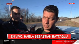"Respeto la decisión", dijo Battaglia al despedirse de Boca