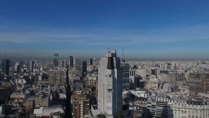 El Edificio Kavanagh desde un drone - Fuente: Buenos Aires Ciudad