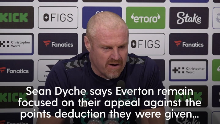 Sean Dyche  Everton Focused On Appeal Amid Threat Of Further Sanction  Original Video M246003