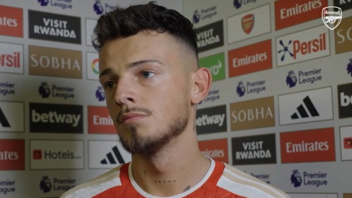 Ben White says he was 'shocked' after goal during Arsenal's 5-0 win over Chelsea