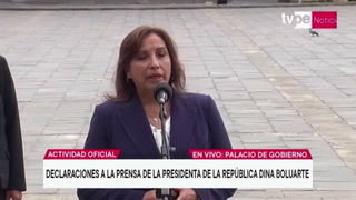Crisis política en Perú. Dina Boluarte, la nueva presidenta de Perú, dejó en claro que no llamará a elecciones