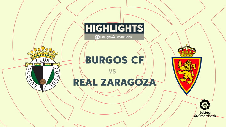 LaLiga SmartBank (J17): Resumen y goles del Burgos 2-2 Zaragoza