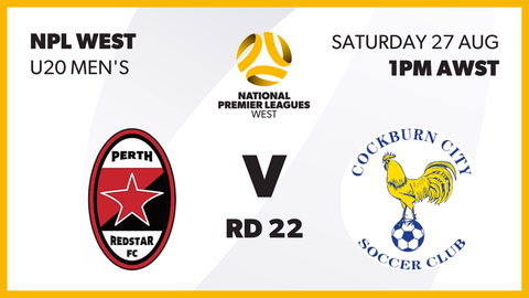 Perth RedStar FC - WA U20 v Cockburn City SC - WA U20