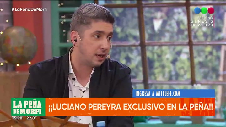 Luciano Pereyra lloró al recordar a Gerardo Rozín en La Peña: 'Es muy difícil'