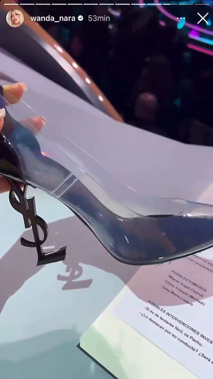 El error de Wanda Nara al mostrar sus exclusivos zapatos