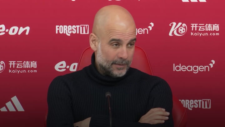 City helped by dry ground in Nottingham Forest win, says Guardiola